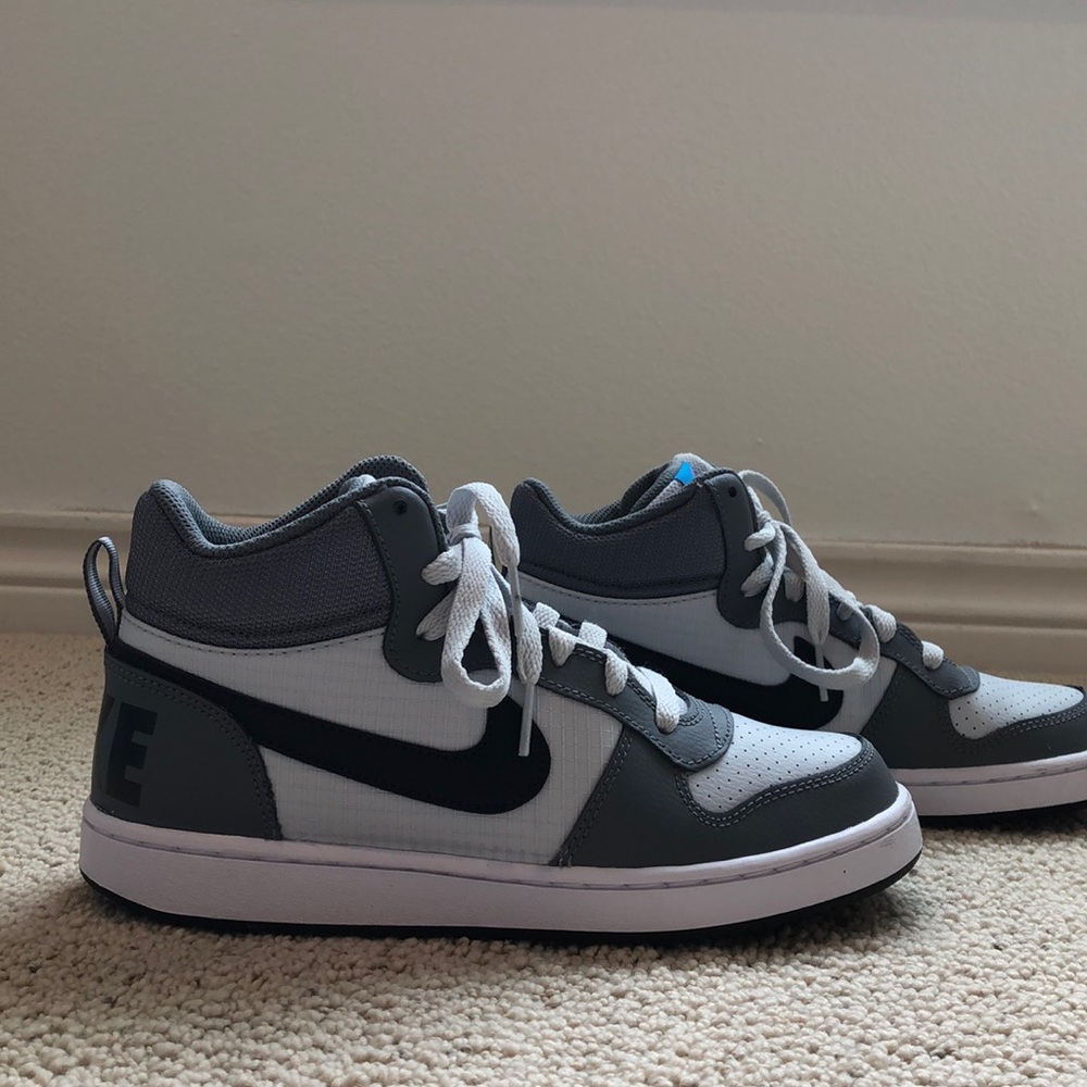 Grey Air Jordan Mids